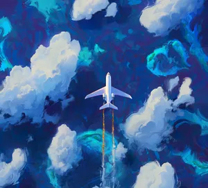 An Abstraction Of Color And Shapes Wallpaper