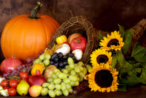 An Abundance Of Fall Produce Wallpaper