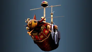 An Adventure Awaits On Board The Thousand Sunny Wallpaper