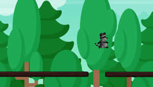 An Adventurous Leap In The Platform Game Wallpaper