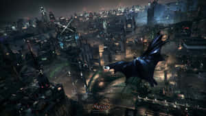 An Aerial View Of Gotham City Wallpaper