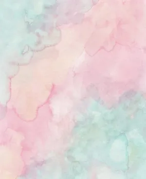 An Aesthetic Blend Of Pink And Green Wallpaper