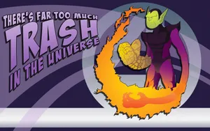 An Army Of Skrulls Armed And Ready For Battle. Wallpaper