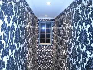 An Artist Conversing With His Creative Installation Art Reflecting His Vision Wallpaper