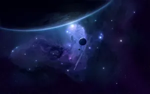 An Artistic Blend Of Fearless Dreams And Gravity-defying Adventure Wallpaper