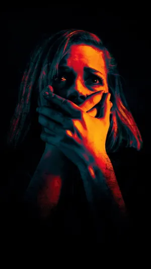 An Eerie Forest On A Moonlit Night Wallpaper