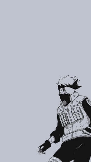 An Elegant And Intimidating Kakashi Wallpaper