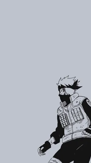 An Elegant And Intimidating Kakashi Wallpaper