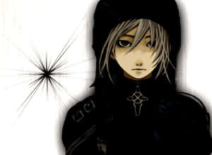 An Emo Anime Girl Trying To Survive Wallpaper