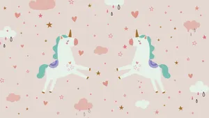 An Enchanted Cool Unicorn Awaits Wallpaper