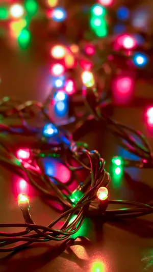 An Enchanting Christmas Lights Aesthetic - Spark Some Holiday Magic! Wallpaper
