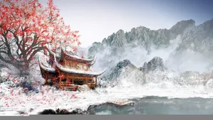 An Enchanting Depiction Of Feudal Japan Wallpaper