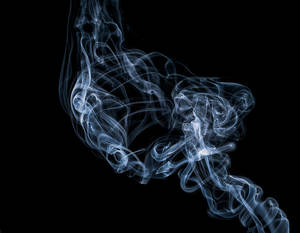 An Endless Spiral Of Ethereal Smoke Wallpaper