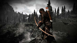An Epic And Spellbinding View From The World Of Best Skyrim Wallpaper