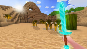 An Epic Minecraft Adventure Awaits Wallpaper