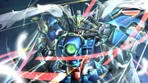 An Epic Space Battle Waged By Gundam Wing Pilots Wallpaper