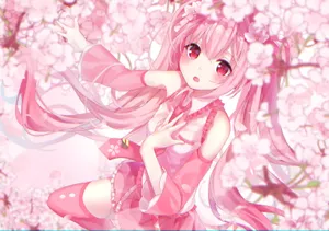 An Ethereal, Dreamy Photo Of Hatsune Miku Wallpaper