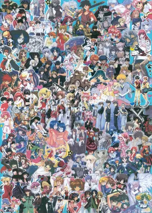 An Exciting Anime Universe Collage Wallpaper