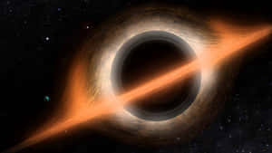 An Expanding Black Hole From The Sci-fi Epic Interstellar. Wallpaper