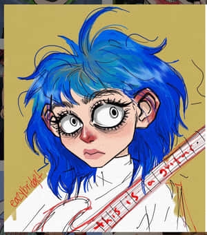 An Explosion Of Colorful Grunge Art Wallpaper