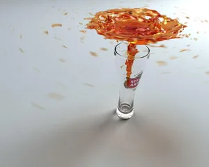 An Explosion Of Delight Stella Artois Beer Wallpaper