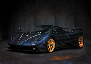 An Extraordinary Pagani Zonda Hp Barchetta In Action Wallpaper