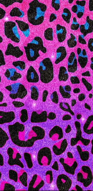 An Eye-catching Leopard Pattern Wallpaper