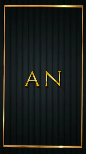 An Font With Gold Embellishment Wallpaper