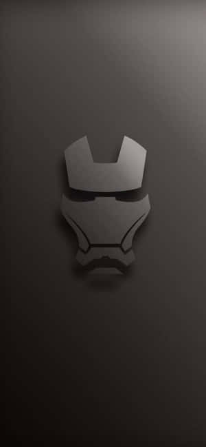 An Iconic Iron Man In Black And White Wallpaper