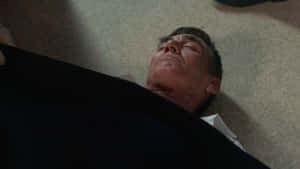 An Iconic Portrait Of Legendary Actor & Marine R. Lee Ermey. Wallpaper