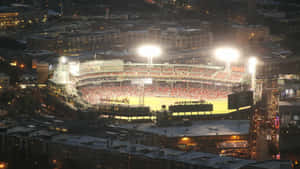 An Iconic View Of The Iconic Fenway Park, Home Of The Boston Red Sox Wallpaper