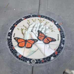 An Idyllic Butterfly Park In Bloom Wallpaper