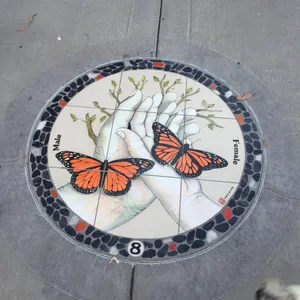 An Idyllic Butterfly Park In Bloom Wallpaper