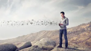 An Illustration Of A Multimedia Background Wallpaper