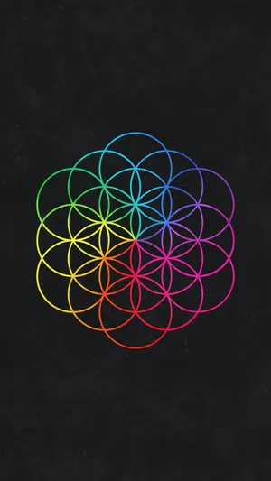 An Illustration Of The Flower Of Life With Its Six-pointed Star In The Center Wallpaper