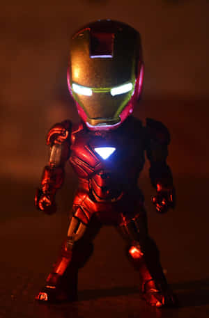 An Impressive Collection Of Iron Man Bobbleheads Wallpaper