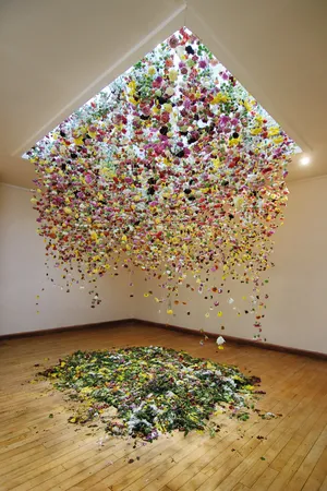 An Installation Art Piece Conceptualizing The Idea Of Looping, Continuous Cycles Of Life Wallpaper