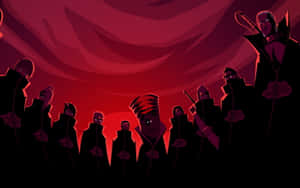 An Intimidating Group Of Akatsuki Members Wallpaper