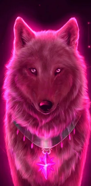An Intimidating Yet Majestic Wolf Wallpaper