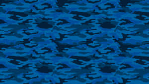 An Intriguing Blue Camo Pattern. Wallpaper