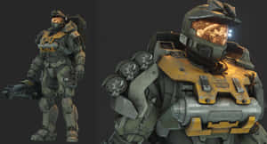 An Intriguing Snapshot Of Jorge-052, The Resilient Spartan-ii Supersoldier From Halo: Reach. Wallpaper