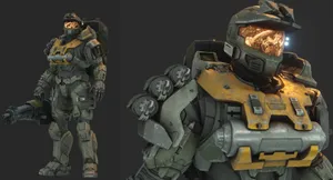 An Intriguing Snapshot Of Jorge-052, The Resilient Spartan-ii Supersoldier From Halo: Reach. Wallpaper