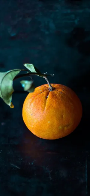 An Orange Fruit Subject Wallpaper