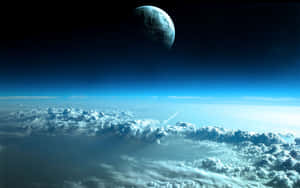 An Order View Of The Planet Earth From Outer Space Wallpaper