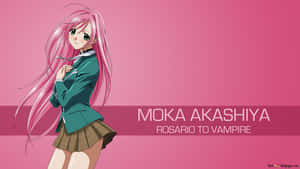 An Overlook At The Rosario Vampire World Wallpaper