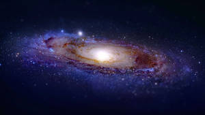 An Overview Of The Milky Way Spiral Galaxy Wallpaper