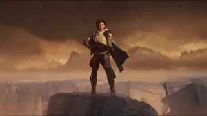 Ana Bray In Action On Mars Wallpaper