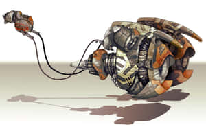 Anakin Skywalker And Sebulba Racing In A High-speed Podrace On Tatooine Wallpaper