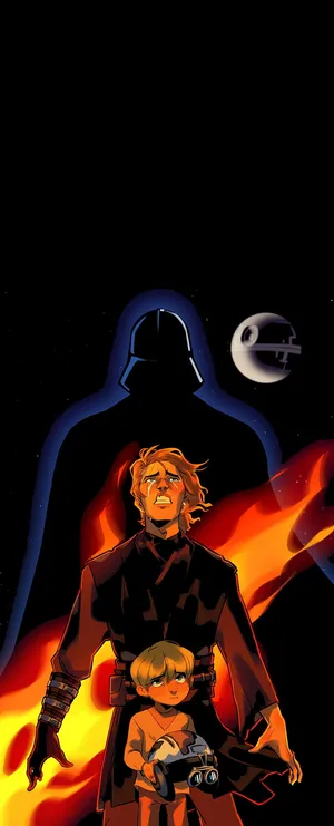 Anakin Skywalker Evolutioni Phone Wallpaper Wallpaper