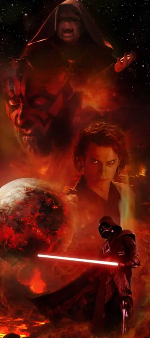 Anakin Skywalker Transformation Darth Vader Wallpaper